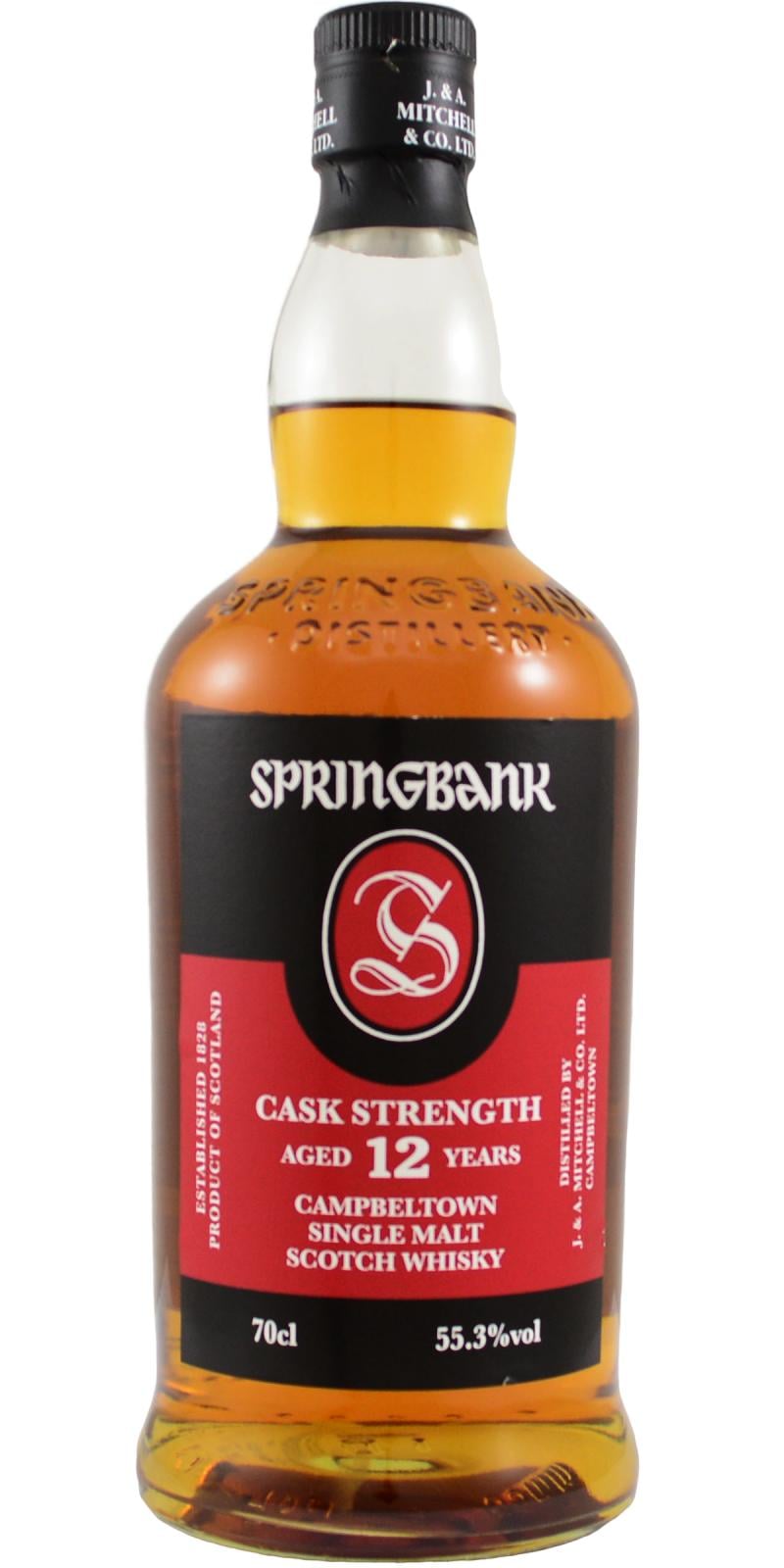 Springbank 12 Years Old Cask Strength Batch 20